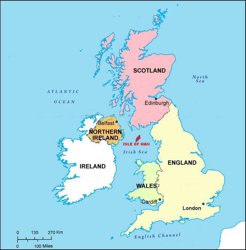 Isle of Man location